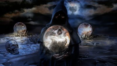 3d同人次元战记封面，奇幻世界多角色集结画面，华丽魔法光效与史诗感构图